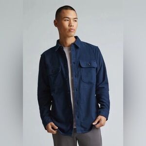 Everlane Men's Deep Blue Shirt Jacket